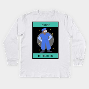 Nurse in Training Tshirt Kids Long Sleeve T-Shirt